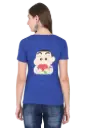 Shinchan Classic Crewneck T-Shirt for Women | Cute Anime Graphic Tee | Multiple Colors & Sizes