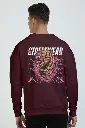 Oversized 400 GSM Bear Design Streetwear Sweatshirt for Men | Trendy Dark Colors (S-3XL) 